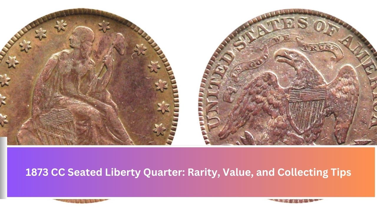 1873 CC Seated Liberty Quarter