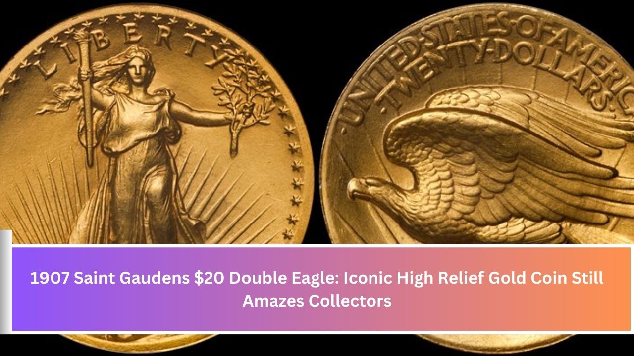 1907 Saint Gaudens $20 Double Eagle: Iconic High Relief Gold Coin Still Amazes Collectors