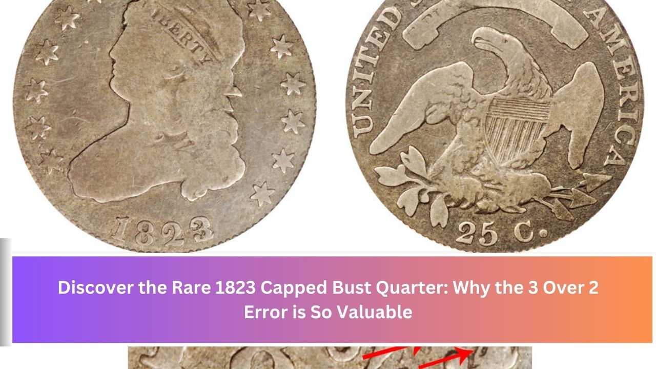 Discover the Rare 1823 Capped Bust Quarter: Why the 3 Over 2 Error is So Valuable